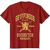 Kids Harry Potter Gryffindor Team Seeker Text T-Shirt