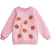 Mud Pie girls Sequin Pumpkin Sweatshirt