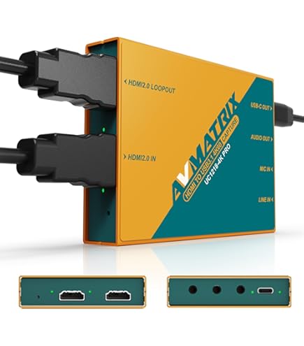 Amazon.com: AVMATRIX UC2018 HDMI/SDI to USB3.1 Type-C Video