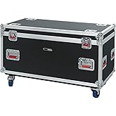 Gator Cases G-TOUR Series Equipment Storage Case/Cable Trunk with Heavy Duty Casters, Truck Pack Size, 45" x 22" x 27" (G-TOURTRK4522HS)