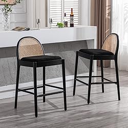 HEAH-YO Modern Bar Stools Set of 4, 30 Inches
