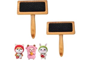 LA QUEENIE 2 Pcs Wool Carders,Needle Felting Tools,Hand Carders Wool Carding Brushes Needle Felting Supplies for Wool,Felt Project,Felting Craft (2PC)