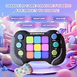 Azyh Kids Handheld Games Pro Upgraded Flashing Light Push Game Console view 2