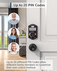TEEHO TE001 Keyless Entry Door Lock with Keypad