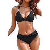 Aqua Eve Women Bikini Sets - Two Piece Swimsuit Low Rise Bathing Suit 2026 Double Strap Bikini Swimwear