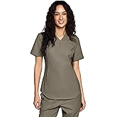 Acadia Louise Scrub Top for Women: Slim Fit, V-Neck, 2 Pockets, High Performance, Easy Care