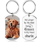 Pet Memorial Gifts, Personalized Pet Photo Keychain, Custom Pet Memorial Keychains, Pets Remembrance Gift, Loss of Pet Sympathy Gifts, Dog Memory Gift for Loss of Dog, Dogs Cats Passing Away Present