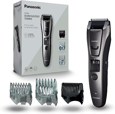 Panasonic ER-GB80 Wet & Dry Beard Hair Trimmer UK 3 Attachments 40 Lengths