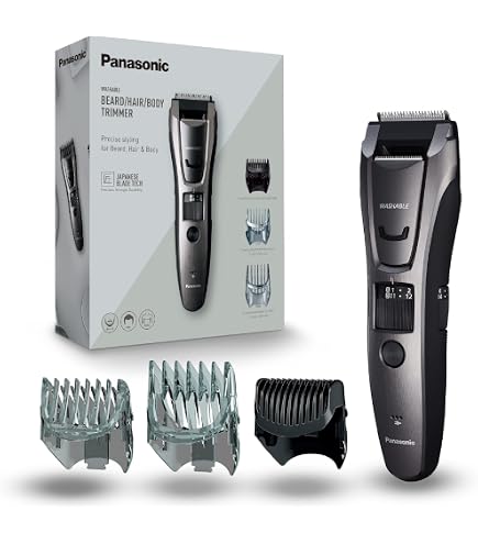 Amazon.com: Panasonic ER-GB62 Beard and Hair Trimmer with 39