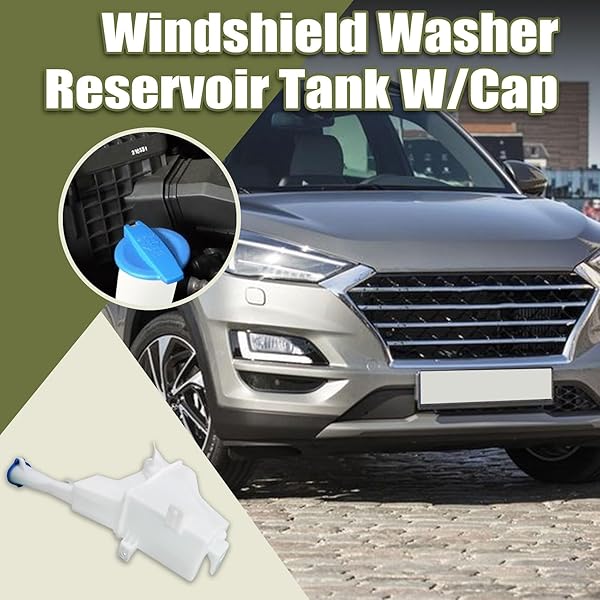 PRIPRILOD WINDSHIELD WATER RESERVOIR WATER BOTTLE TANK BRACKET COMPATIBLE WITH HYUNDAI TUCSON 2016-2021# 98620-D3100 98620-D3000