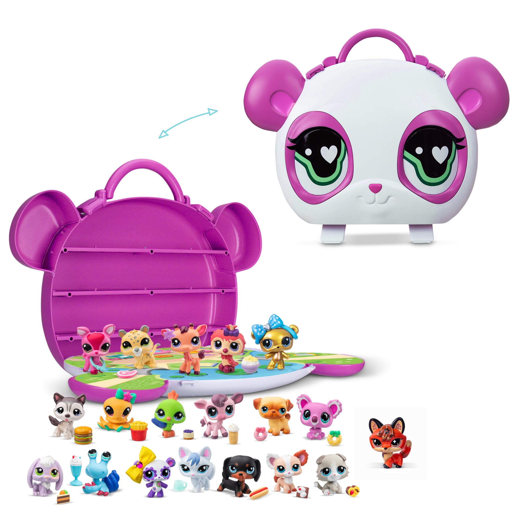 Littlest Pet Shop Collect & Display Collection - Series 4 - Gen 7 Authentic LPS Bobble Head Toy Figure, Collectible Toy Animal, Ages 4+