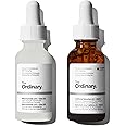 The Ordinary Dull Skin Duo- Skin Care Bundle Set for Face & Eye-Niacinamide 10% + Zinc 1% 1 Fl Oz, Caffeine Solution 5% + EGCG 1 Fl Oz