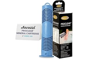 Jacuzzi ProClear Mineral Spa Sanitizer Cartridge – 2890-185, Hot Tub Mineral Cartridge for J-300, J-400 & J-500 Series, Easy-to-Install Design Supports Balanced Water and Reduced Chemical Use