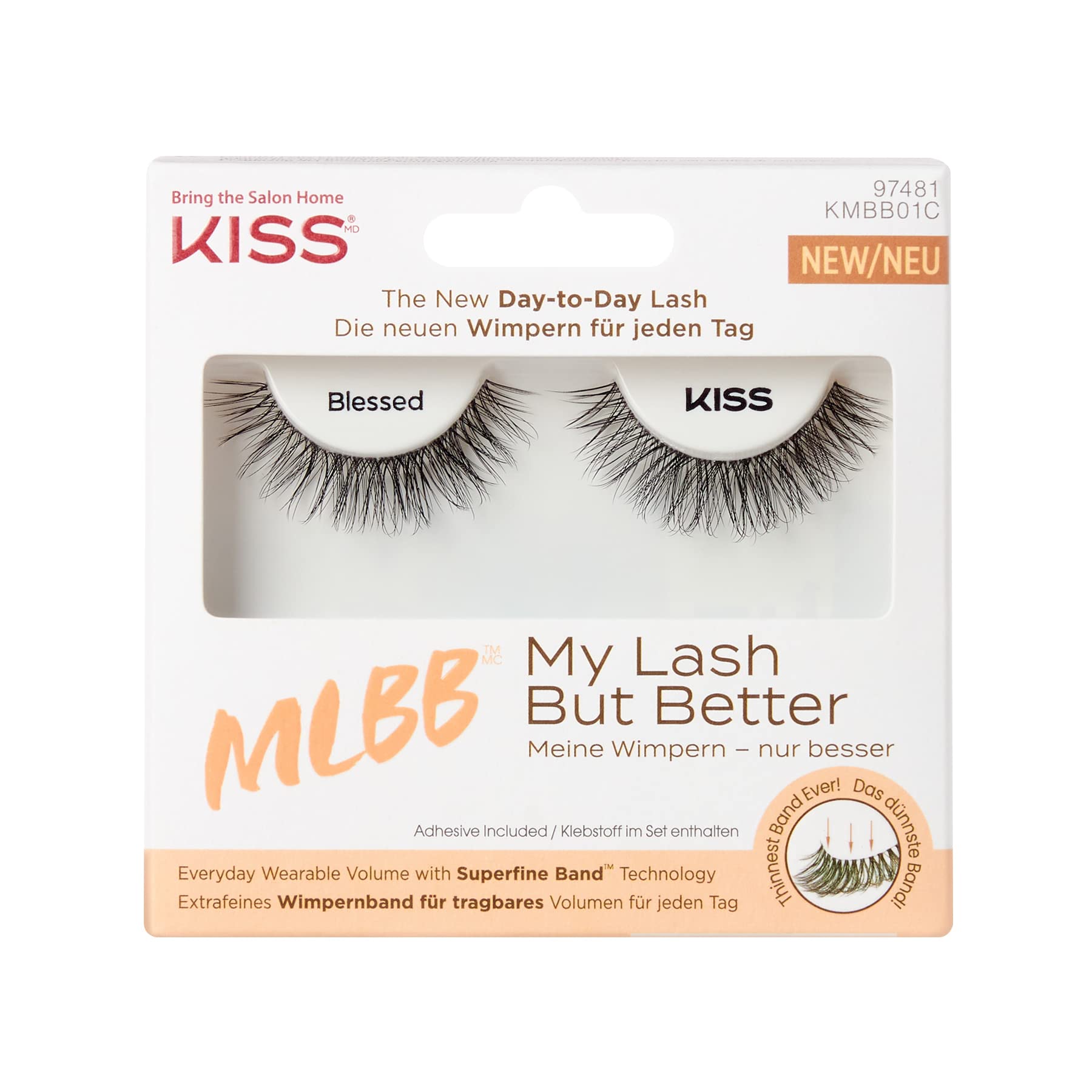 KISS MLBB Lashes 01 Black