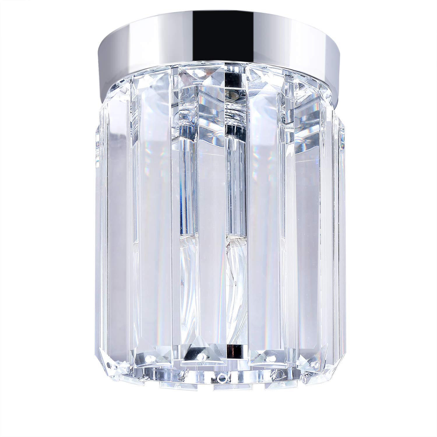 Chrome Modern Mini Ceiling Light Chrome Ceiling Light Crystal