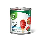Amazon Fresh, Tomato Sauce, No Salt Added, 8 Oz