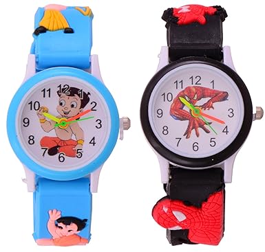 S S TRADERS - New Trendy Round Multi Dial Kids watch - Good Return Gift -27868