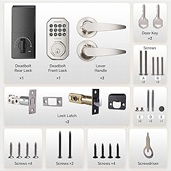 VCHOO Keyless Entry Door Lock Deadbolt with Handle