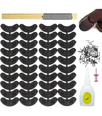 8 Protezioni In Gomma Per Tacco E Punta Scarpe, Riparazione Suola, Heel Savers