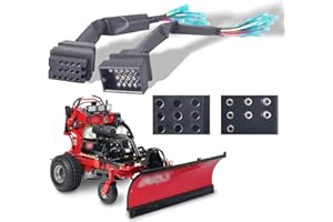 Aumtoni Snow Plow Wiring Harness Repair Kit 2 Pack for Boss Snowplow Blade, 13-Pin Plow & Vehicle Side Repair Harness, Replace# MSC04753, MSC04754