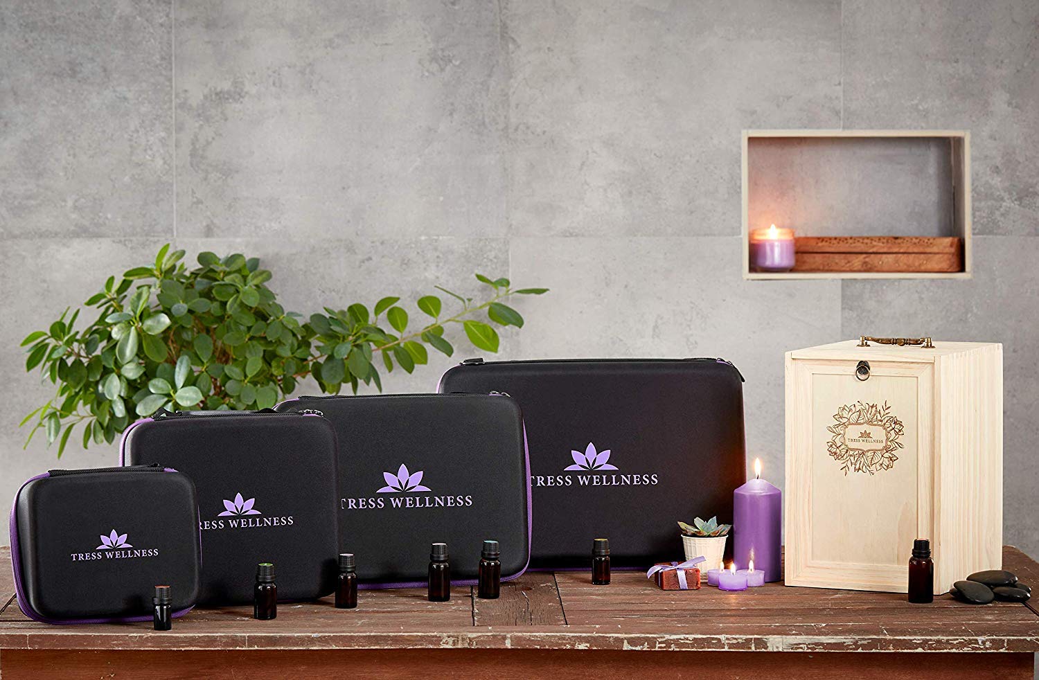 Essential Oil Spa Storage System for 30 Bottles holds 10 15 ml - Holds Young Living & Doterra Containers: Beauty
