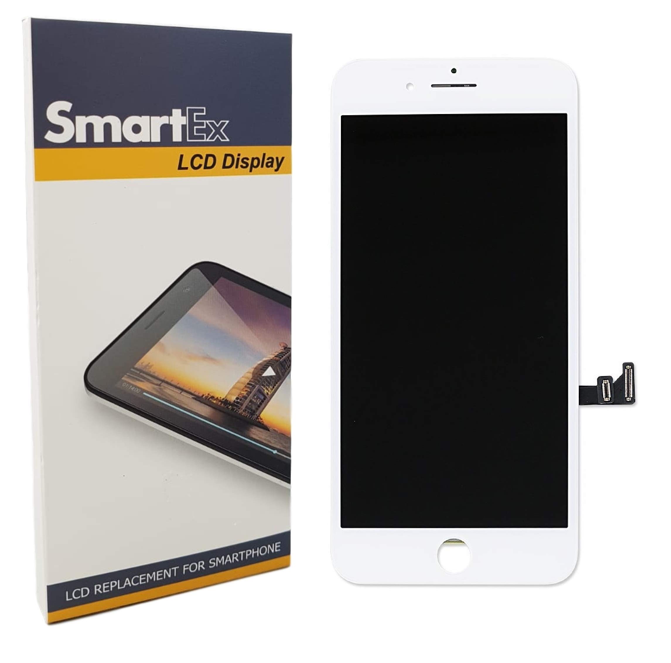 Smartex NEW LCD Display White compatible with iPhone 7 Plus/Retina Display LCD and Glass Touch Screen