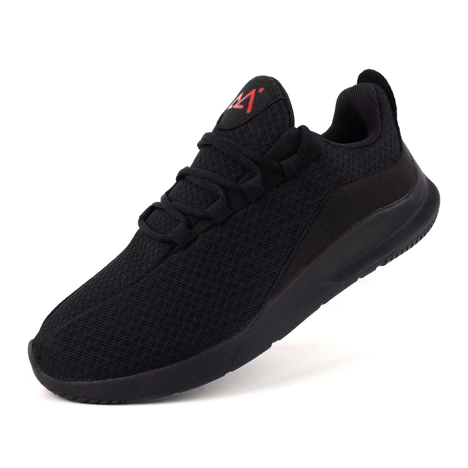 Photo 1 of Mens Slip on Sneakers Casual Non Slip Lightweight Breathable Athletic Tennis Gym Walking Running Shoes,Black,Size 11.5