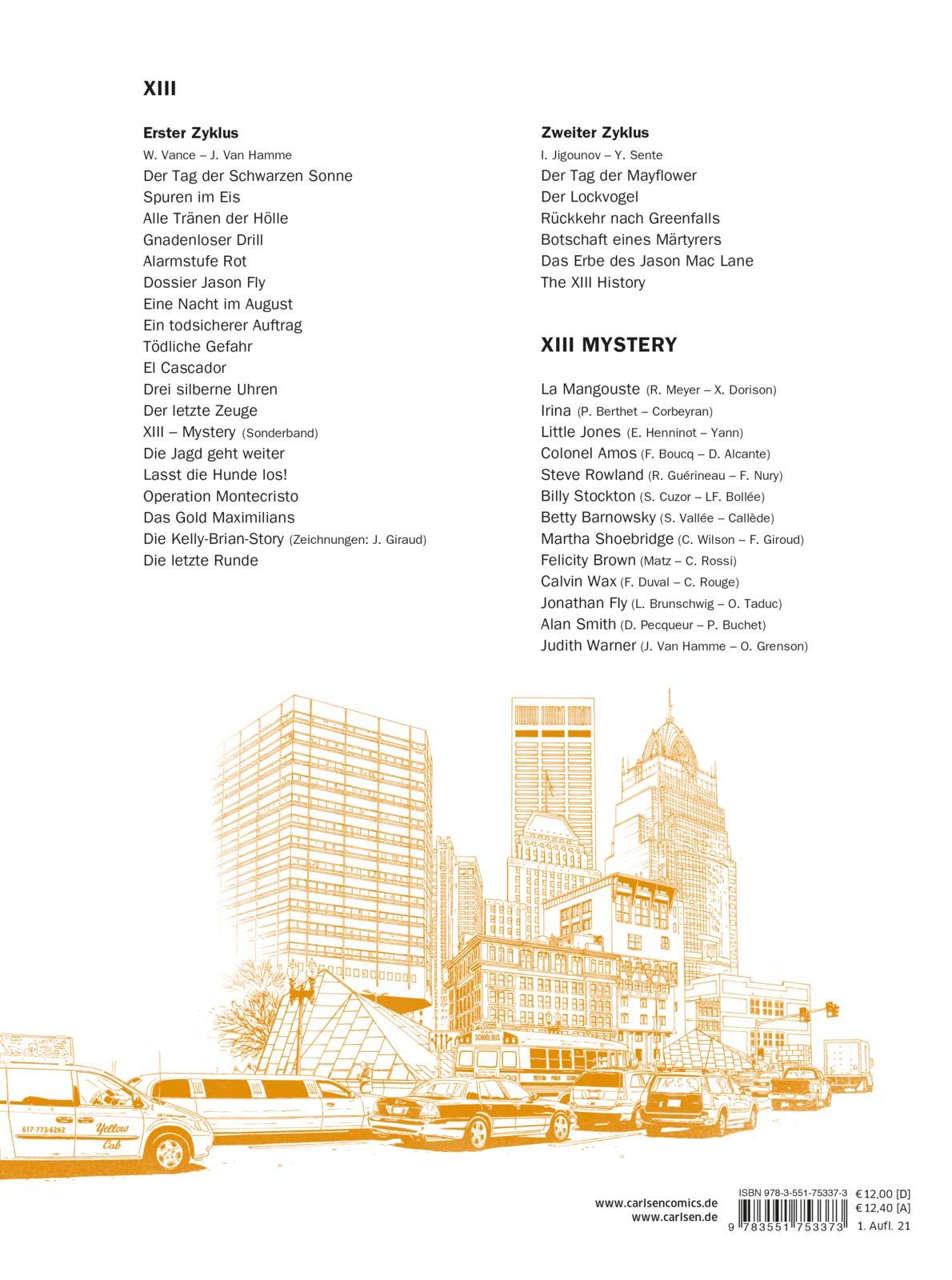 Xiii 25 The Xiii History 25 Amazon De Sente Yves Jigounov Iouri Sachse Harald Bucher