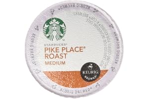Starbucks Pike Place Torrefaction Roast, K-Cup for Keurig Brewers, 54 Count