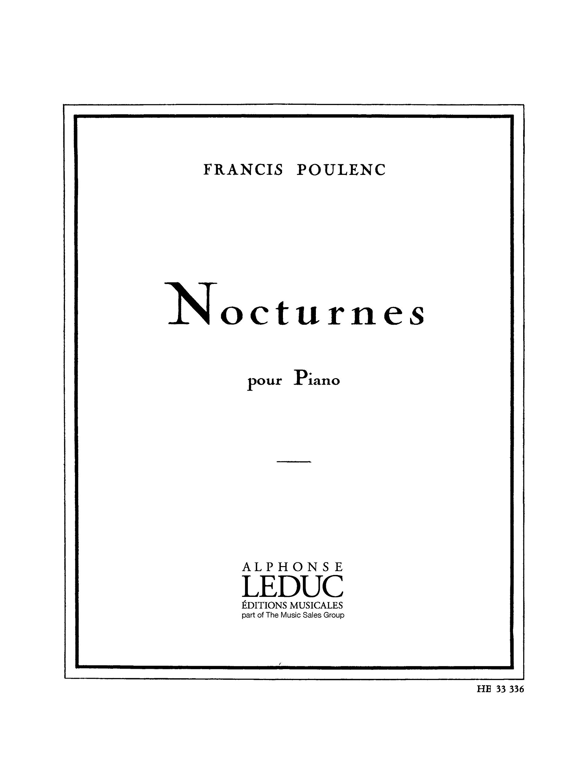8 Nocturnes . Piano Solo.