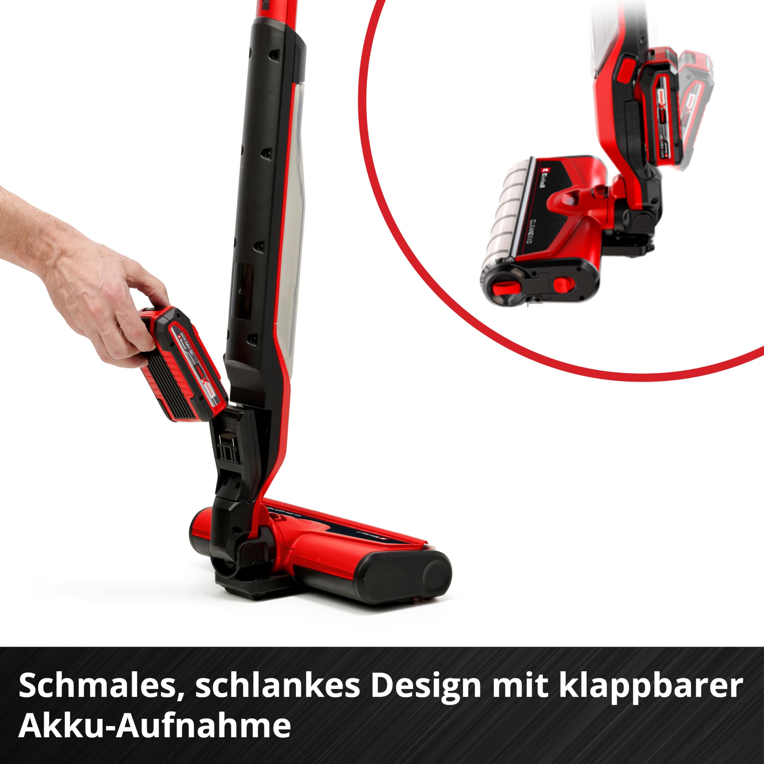 Einhell Akku-Hartbodenreiniger CLEANEXXO Power X-Change (18 V, 290 mm Bürstenwalze, BOOST-Modus, Selbstreinigungsfunktion, steuerbare Wasserzufuhr, ohne Akku) 8