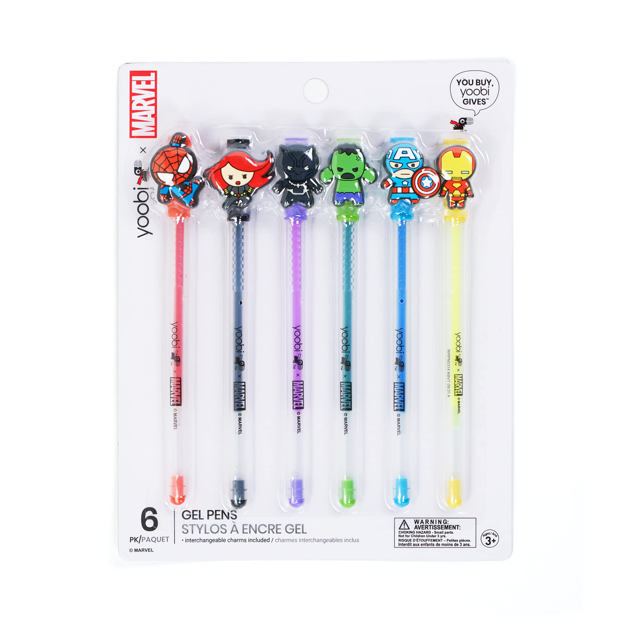 Mua Yoobi x Marvel Gel Pens - Avenger Themed Fine Tip Gel Pens with Pen ...