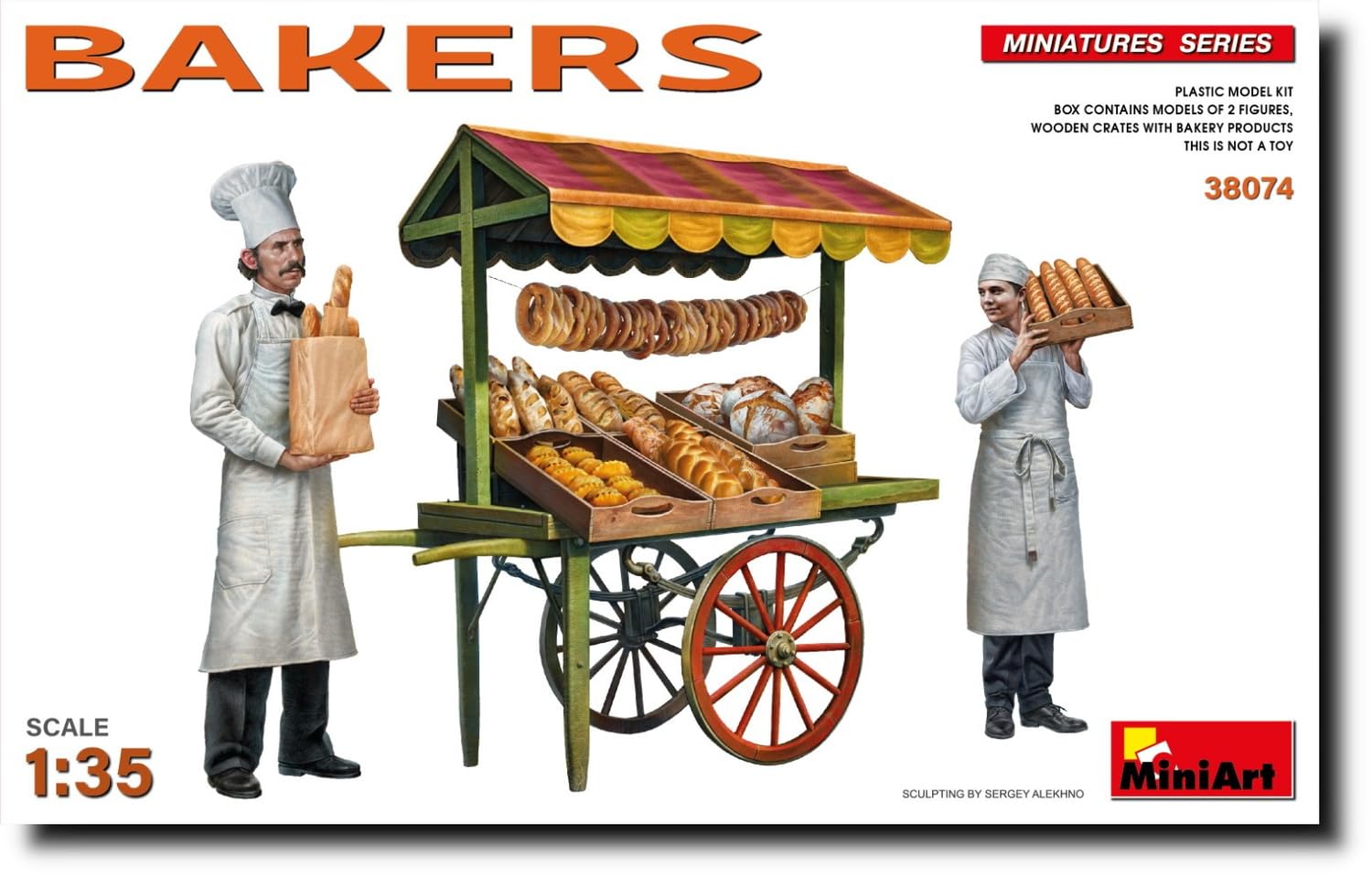 Miniart MIN38074 Scale Model, 成型色, 1:35