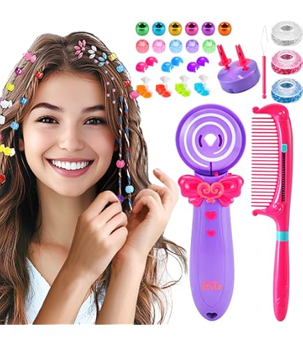 Trenzador Automático 3 En 1 Para Niñas – Kit DIY Con Accesorios Y 3 Estilos De Trenza | Regalo Ideal Para Peinados Creativos