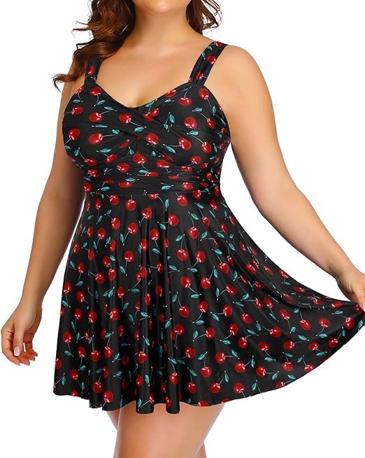 Aqua Eve Plus Size Tankini Swimsuits for Women Two Piece Bathing Suits