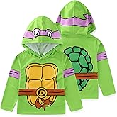 Nickelodeon Teenage Mutant Ninja Turtles TMNT Raphael Boys Long Sleeve Hooded Shirt for Big Kids