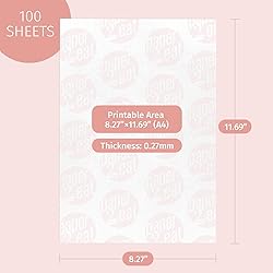 Printable Edible Wafer Paper Sheets from paper2eat