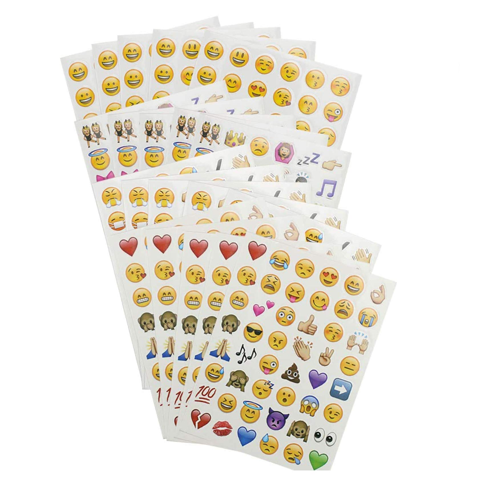 Emoji Stickers 960 Cute Craft Projects, Party Gifts, Scrap-Booking Decoration