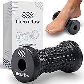 TheraFlow Foot Massager for Plantar Fasciitis Relief - Portable & Lightweight Foot Massager for Neuropathy Pain Relief for Feet, 360° Acupressure Nubs
