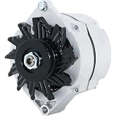 1 Wire GM Alternator 105A Self Exciting 10SI for Chevy SBC BBC Hot Rod | Power Your Hot Rod Upgrades - More Power for Fans, Stereos, Lights &amp; Efi &ndash; No Idle Dim - Replaces 7127-SE105 400-12340 ADR033