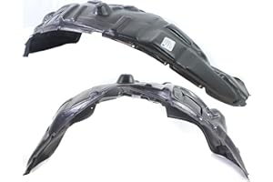 Evan Fischer Fender Liner Front, Driver and Passenger Side, Rear Section Compatible with 2009-2010 Dodge Ram 15002011-2012 Ram 1500 Set of 2, (2) Fender Liners - CH1249152, CH1248152