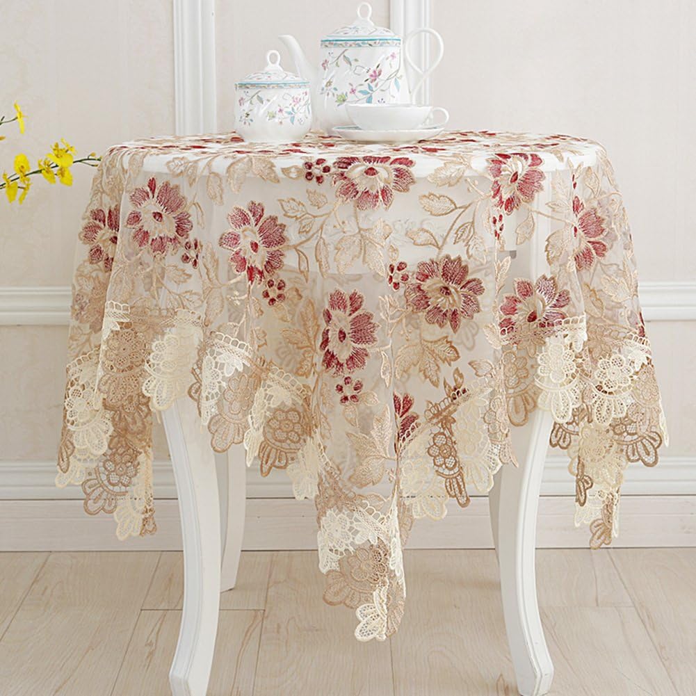 European-style Lace Table Cloth Table Cloth Cover Towels TV Cabinet Towel Table Cloth-B 70x190cm(28x75inch)