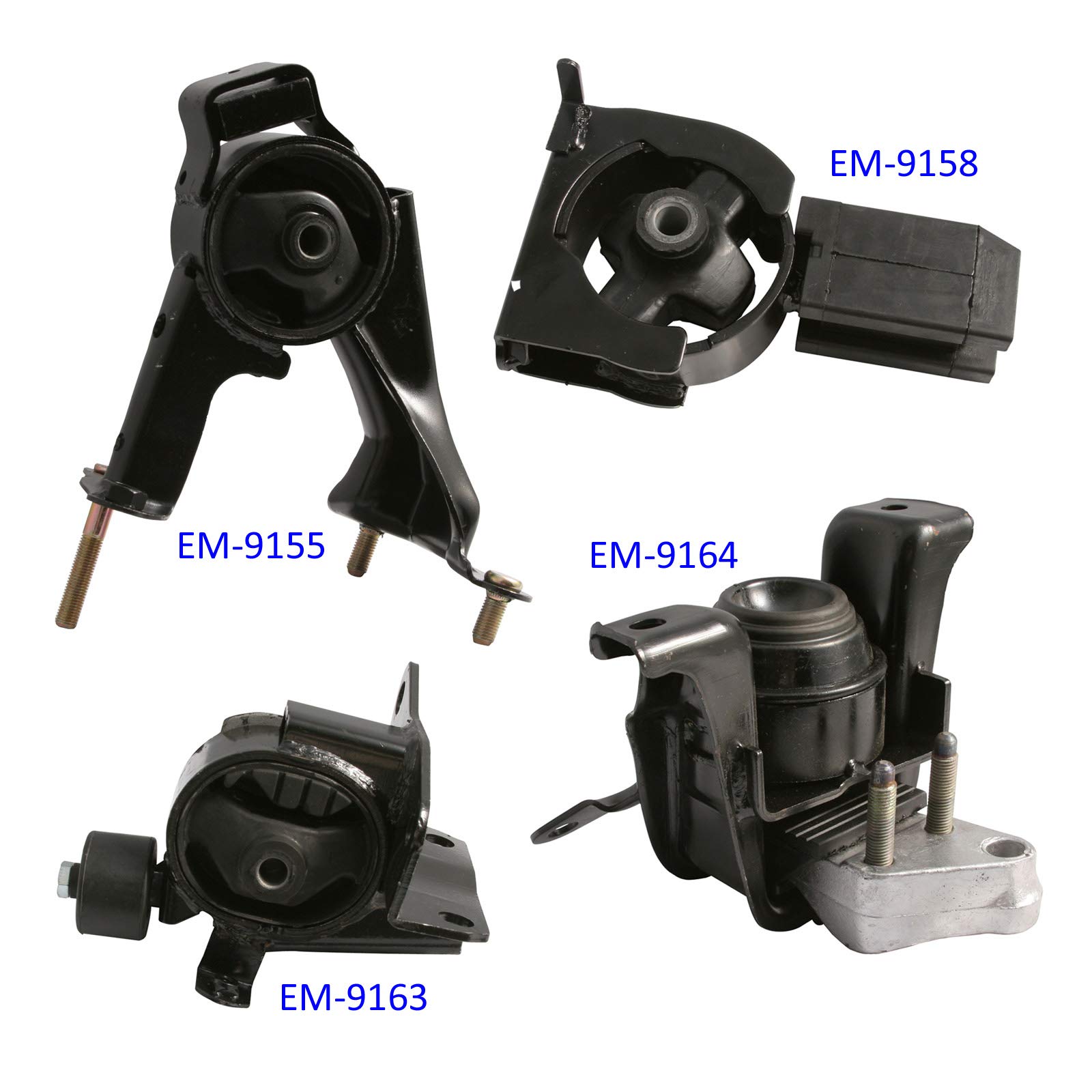 1999 2000 2001 2002 2003 Engine Mounts 4pcs Motor Mounts Set Kit
