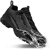 LEDINEY Mens Hiking Shoes Waterproof Lightweight Ankle Boots Outdoor Trekking Camping Walking Quest