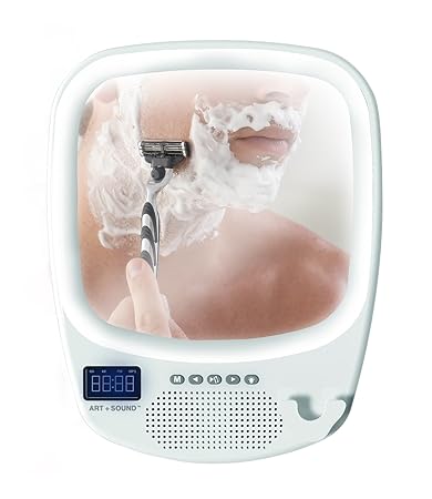 bluetooth shower mirror radio