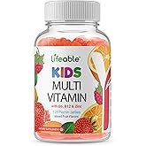 Doctors Finest Multivitamin Gummies for Kids - Vegetarian, GMO-Free & Gluten Free - Great Tasting Fruit Flavors Pectin Chews - 120 Jellies