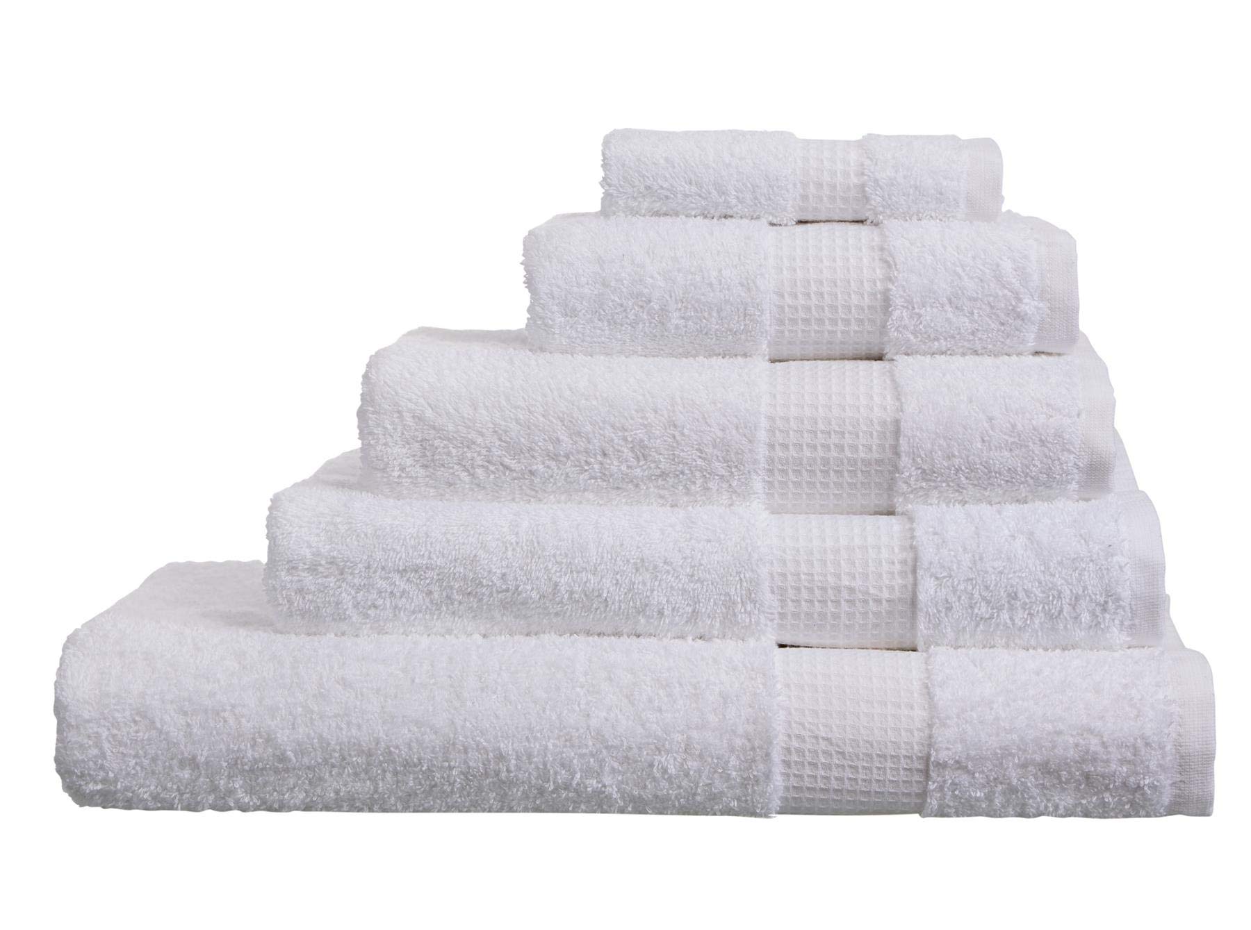 Olivia Rocco Egyptian Cotton Towels, Luxe Collection Towel 700 GSM, 4 Pack Face Cloths White