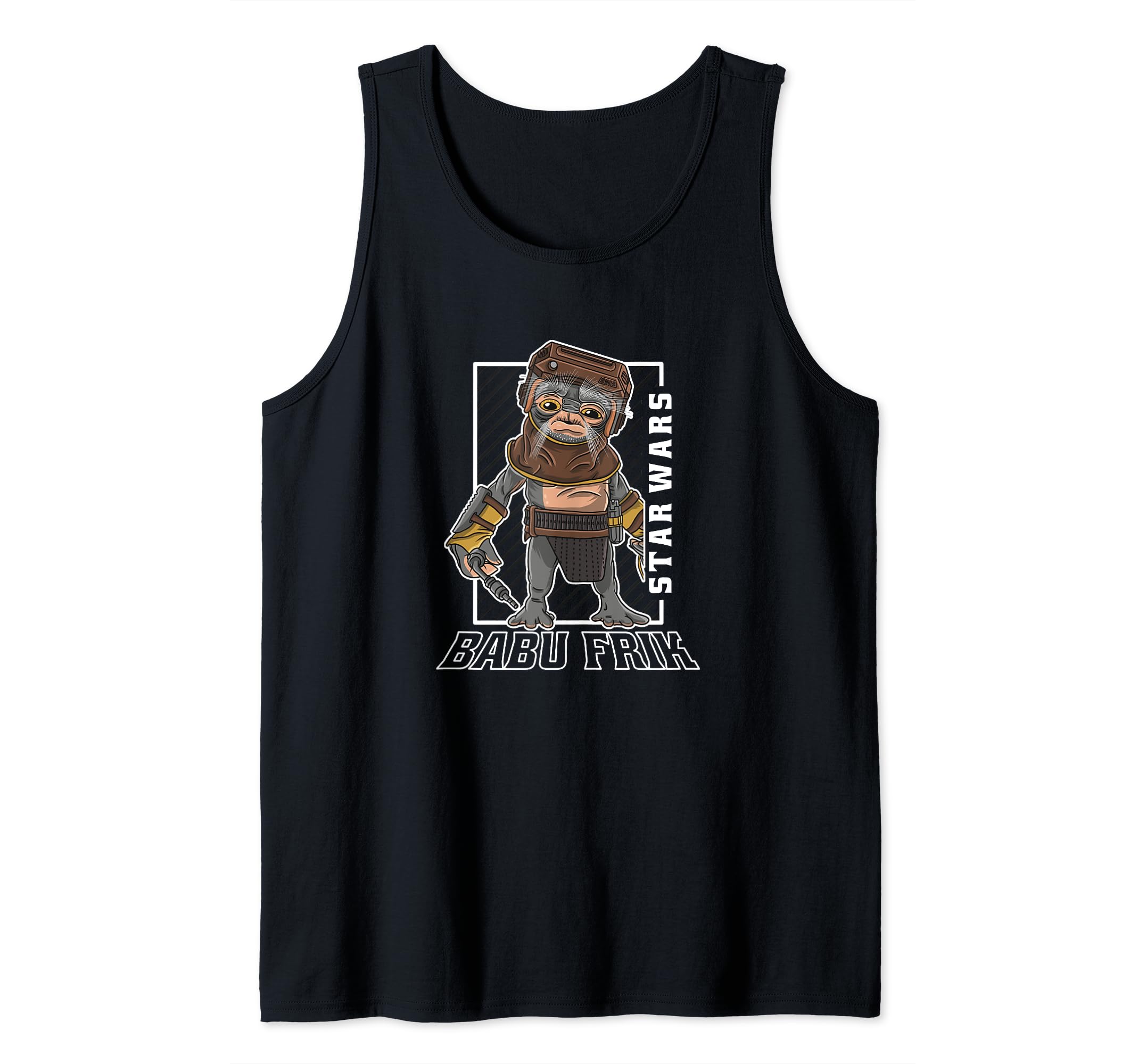 Star Wars The Rise Of Skywalker Babu Frik Portrait Tank Top