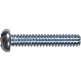 Hillman Zinc Round Head Combination Machine Screw 1/4" x 1-1/2" 90401