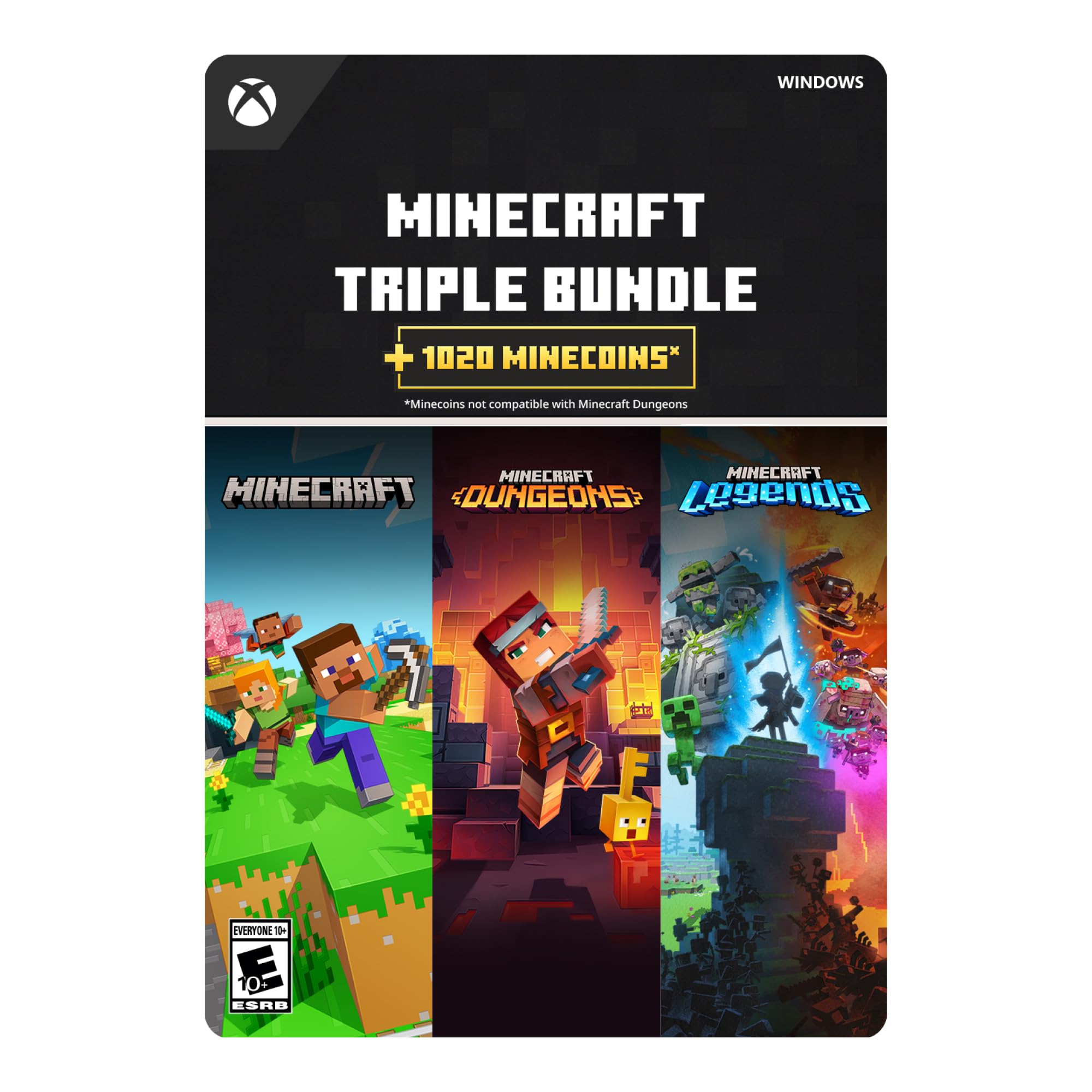 Minecraft Triple Bundle (Windows) - Windows 10